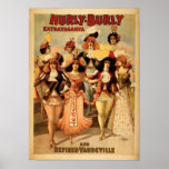 Hurly Burly Extravaganza - Burlesque Poster
