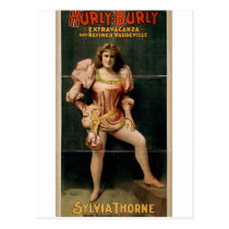 Hurly Burly, 'Sylvia Thorne' Retro Theater postcards