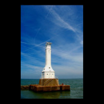 Huron lighthouse print