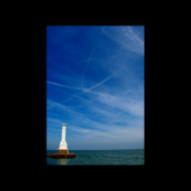 Huron lighthouse print posters