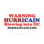 Hurricain Oval Oval Sticker