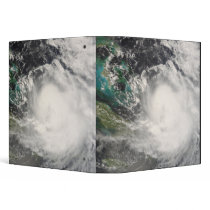 Hurricane Hanna over the Bahamas 3 Ring Binders
