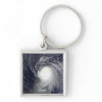 Hurricane Ike off the Lesser Antilles Keychain