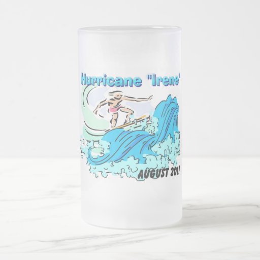 Hurricane "Irene" Frosted Mug