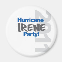 Hurricane Irene Party 2011 Refrigerator Magnets