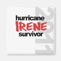 Hurricane Irene Survivor 2011 Magnets