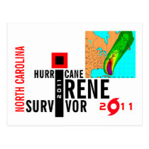 Hurricane Irene Survivor North Carolina Postcard postcards