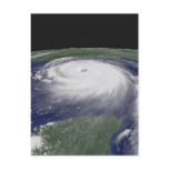 Hurricane Katrina Satellite image Postcard