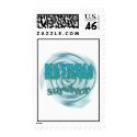 Hurricane Katrina Survivor Ocean Swirls postage by fun_tshirt Hurricane Katrina Survivor Ocean Swirls postage