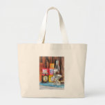 Hurricane Lamp and Scale Tote Bag
