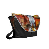 Hurricane Lamp in General Store messenger bags