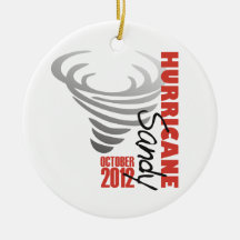 Hurricane Sandy 2012 Christmas Ornament