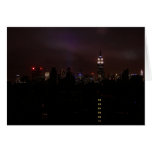 Hurricane Sandy: NYC skyline just after lights out Cards
