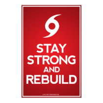 Hurricane Sandy - Stay Strong and Rebuild posters