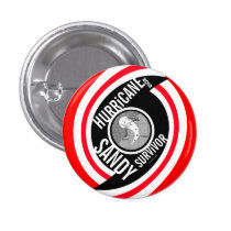Hurricane Sandy Survivor 2012 Button 5 buttons