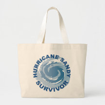 Hurricane Sandy Survivor 2012 Canvas Bag