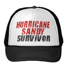 Hurricane Sandy Survivor Distressed Trucker Hat