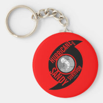 Hurricane Sandy Survivor Keychain 2 keychains