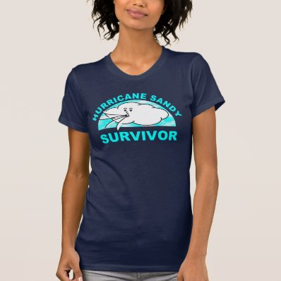 HURRICANE SANDY SURVIVOR T-SHIRTS