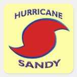 Hurricane Sandy Symbol Stickers