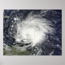 Hurricane Tomas over the Lesser Antilles Print