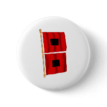 Hurricane Warning Pinback Buttons