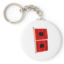 Hurricane Warning Keychains