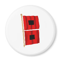Hurricane Warning Refrigerator Magnet