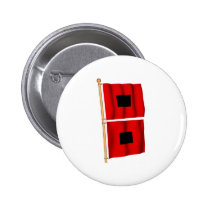 Hurricane Warning Pinback Buttons
