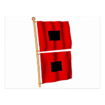 Hurricane Warning Post Card