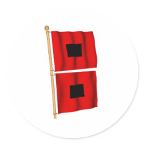 Hurricane Warning Sticker
