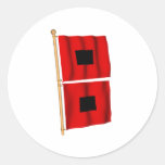 Hurricane Warning Sticker