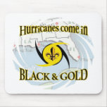 Hurricanes in Black &amp; Gold Mousepads