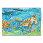 HURRY    Seaturtles by Diana S Martin Card