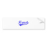 Hurst Surname Classic Style Bumper Sticker