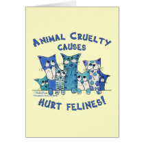 Hurt Felines Animal Cruelty cards by creationhrt Hurt Felines Animal Cruelty cards