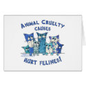 Hurt Felines Animal Cruelty cards by creationhrt Hurt Felines Animal Cruelty cards