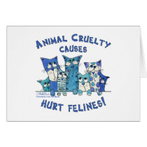 Hurt Felines Animal Cruelty cards by creationhrt Hurt Felines Animal Cruelty cards