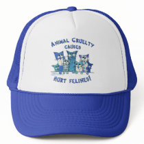 Hurt Felines Animal Cruelty hats by creationhrt Hurt Felines Animal Cruelty hats
