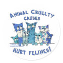 Hurt Felines Animal Cruelty stickers by creationhrt Hurt Felines Animal Cruelty stickers