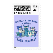 Hurt Felines Cruelty to Cats Stamps