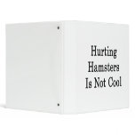 Hurting Hamsters Is Not Cool Vinyl Binders