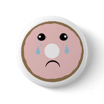 Hurts Donut Version 1 Button by Superstarbing Hurts Donut Version 1 Button