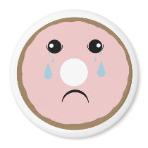 Hurts Donut Version One Magnet by Superstarbing Hurts Donut Version One Magnet