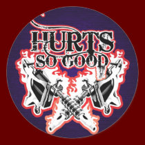 Hurts So Good Tattoo Stickers $7.95 stickers
