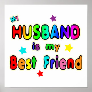 I Love My Husband Posters | Zazzle