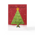 Husband Christmas Card With Holiday Tree by moonlake Husband Christmas Card With Holiday Tree