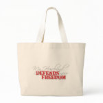 Husband Defends Freedom Canvas Bags