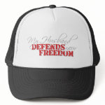 Husband Defends Freedom Trucker Hat