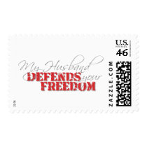 Husband Defends Freedom Stamp